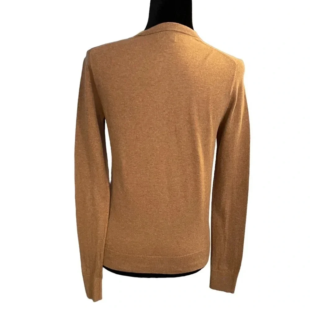J Crew (Fall 2020 )Classic cotton cardigan sweater in Heathered Mushroom E5957
